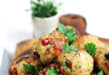 Polpette di patate e peperoni