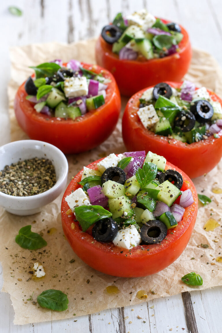 Pomodori ripieni alla greca