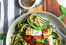 Spaghetti di zucchine senza attrezzi