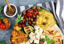 Tagliere vegetariano alla greca