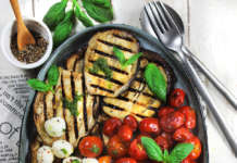 Verdure estive grigliate con pesto