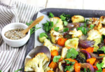 Carote, zucchine, cavolfiore e cipolle al forno