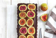 Crostata vegan cioccolato e fichi