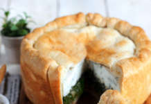 Torta salata bietole e gorgonzola