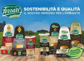 Confezioni più sostenibili per Ferrari Formaggi ferrari formaggi