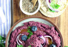 Hummus di carote viola