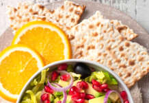 Insalata di avocado alla melagrana