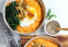 Purè di patate dolci senza latte