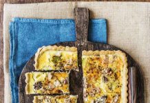 Quiche di porri alle noci