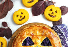 Sfoglia di halloween con cavolo cappuccio