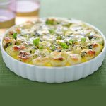 Tortino di porri e fontina alla menta