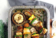 Spiedini arrosto vegetariani