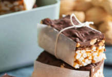 Dolcetti di arachidi, riso soffiato e cioccolato