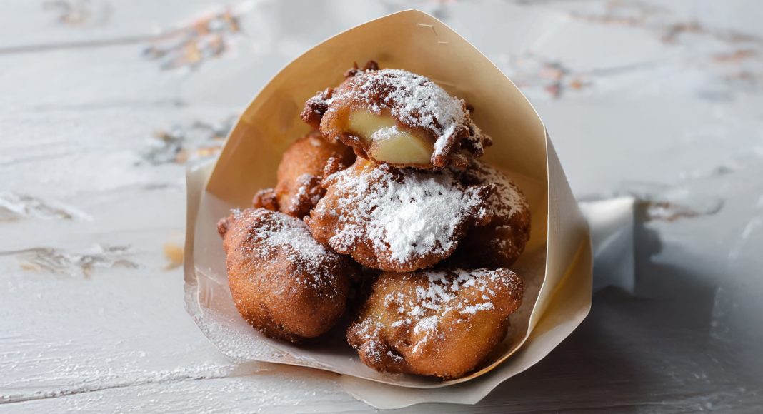 Frittelle di mela in pastella di castagne