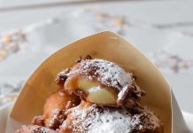 Frittelle di mela in pastella di castagne