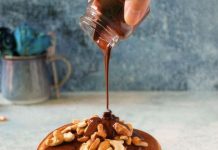 Pancakes alle castagne con cioccolato fondente