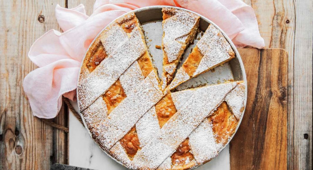 Pastiera di farro all'arancia
