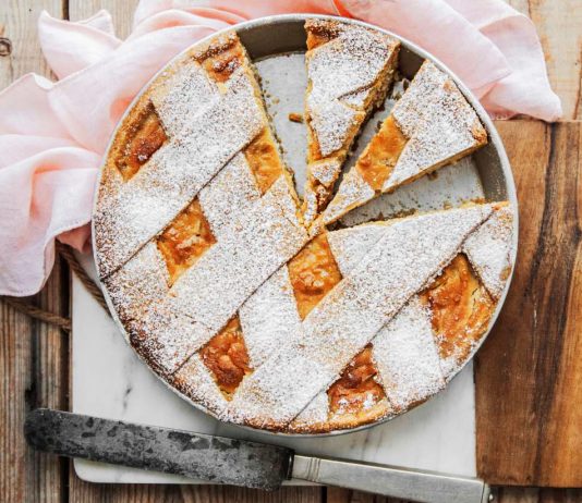 Pastiera di farro all'arancia