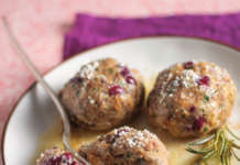 Canederli con fagioli rossi e funghi secchi