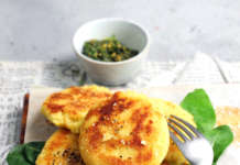 Burger vegetariano di patate e parmigiano