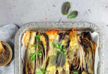 Radicchio e formaggi al forno