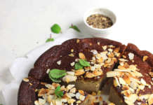 Torta di banane e mandorle