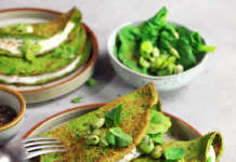 Crespelle di spinaci senza latte