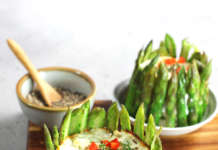 Sformatini veloci di ricotta e asparagi