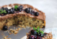 Torta vegan cocco, cioccolato e cannella