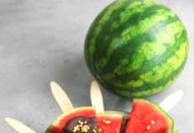 Anguria ricoperta da cioccolato croccante