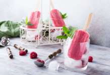 ghiaccioli ai lamponi