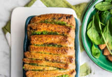 Pull apart bread integrale con pesto verde alle mandorle