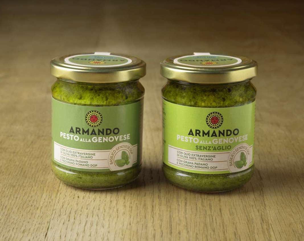 pesto con basilico