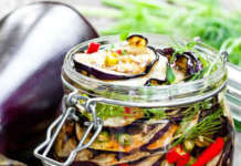 Conserva di melanzane sottolio