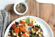 Padellata di fagioli con carote e cavolo