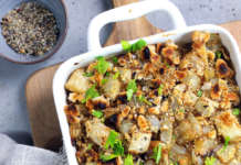 Dadolata di finocchi gratinati al forno