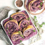 Rotolo di pasta e cavolo rosso