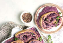 Rotolo di pasta e cavolo rosso