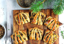 Ventagli sfoglia di lenticchie