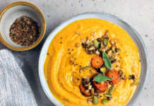 Vellutata di carote e cipolle arrostite