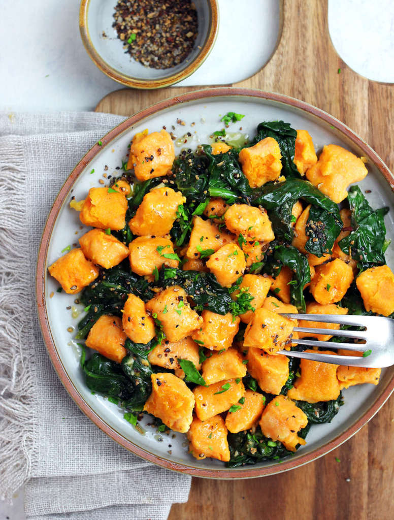 Gnocchi di carote e farina di ceci