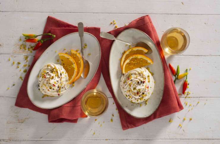 mousse bianca di ricotta