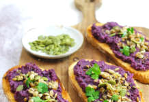 Patè di carote viola