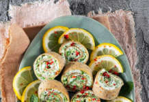 Rotolini di crespelle con spinacini e ricotta alla menta