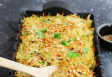 Tortino rustico di patate e porri