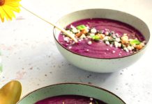 Vellutata di cavolo viola