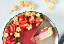Crostata cheesecake alle fragole