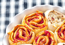 Focaccia con pomodori e cipollotti allo zenzero