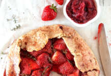 Galette di fragole al profumo di timo