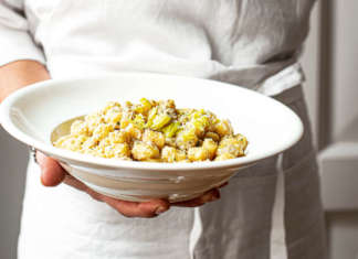 Menu vegetariano di primavera